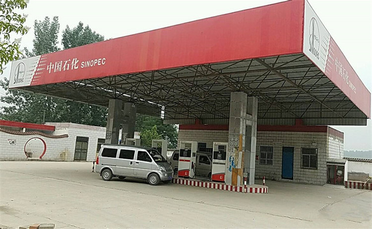 铁岭加油站钢结构网架案例5
